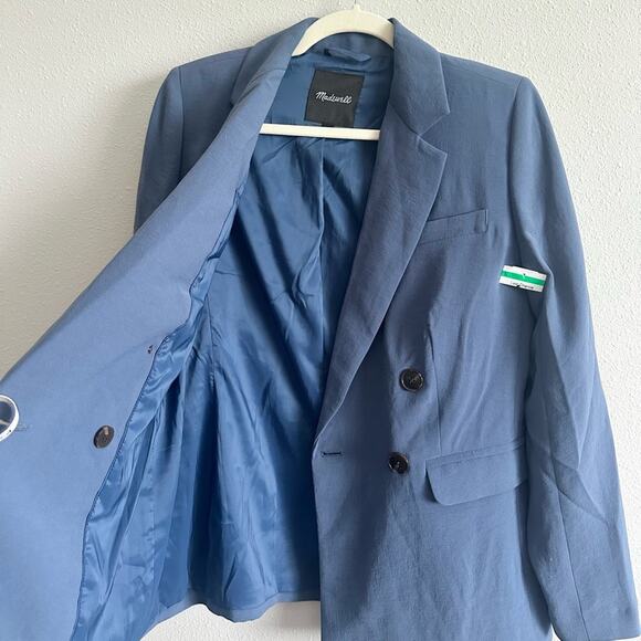 NEW Madewell Rosedale Blazer Nighttime Blue Size 2 - Picture 9 of 13